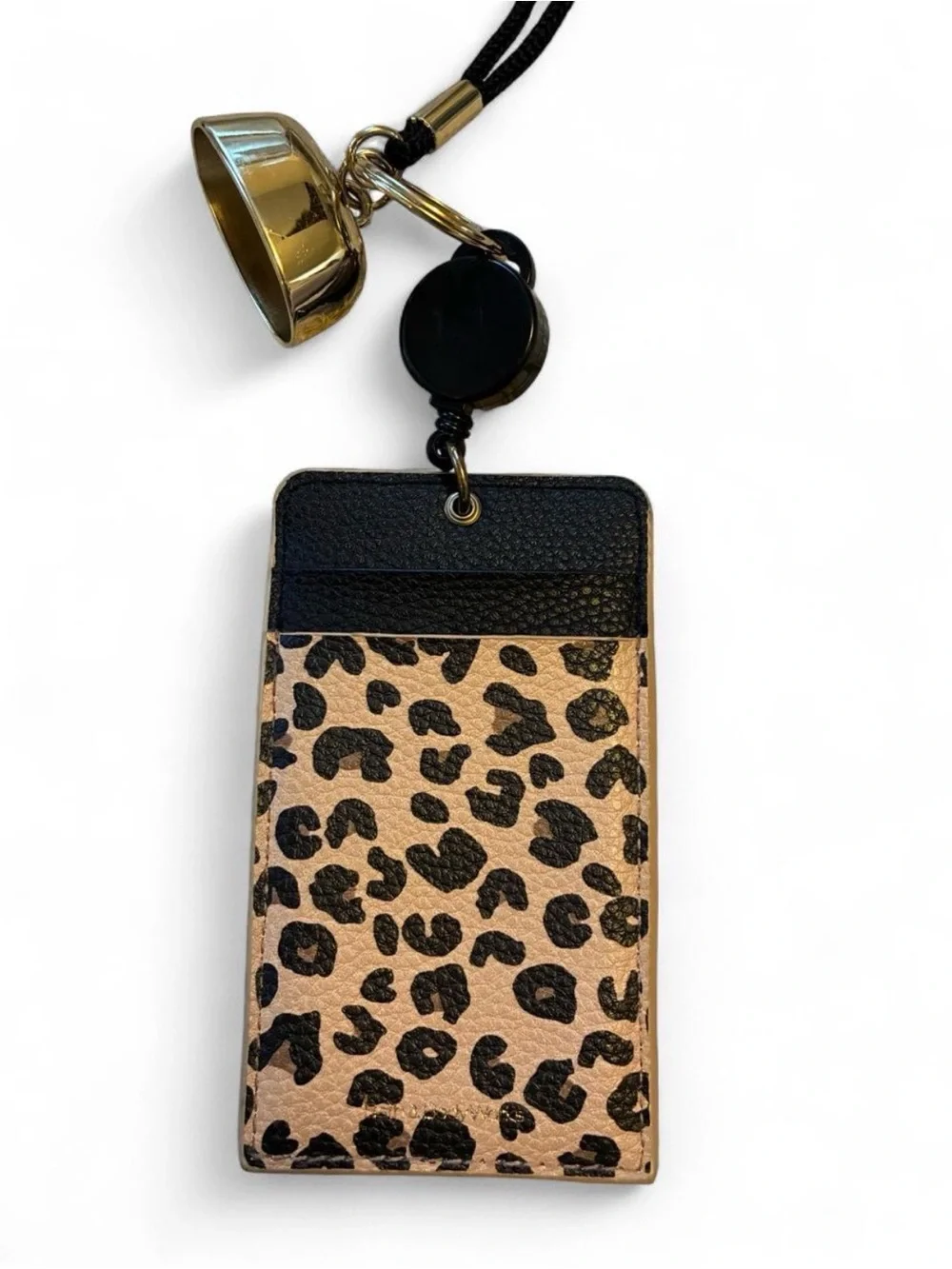Leopard Lanyard ID Badge Reel